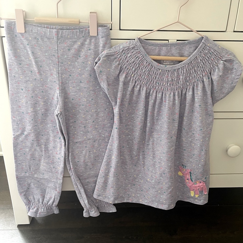 American Girl Bitty Baby Pajamas Size 6